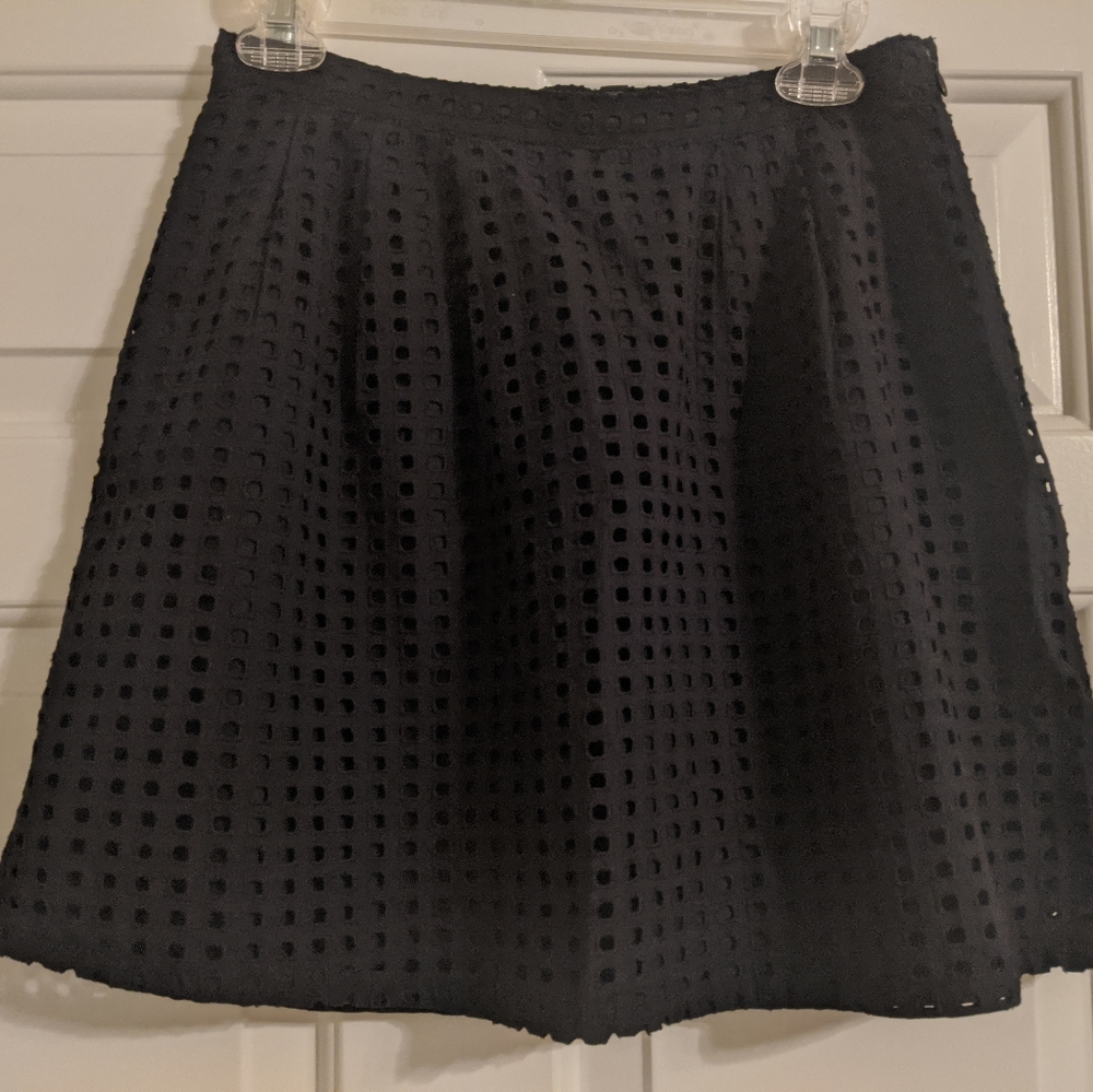 Banana Republic A-line eyelit skirt